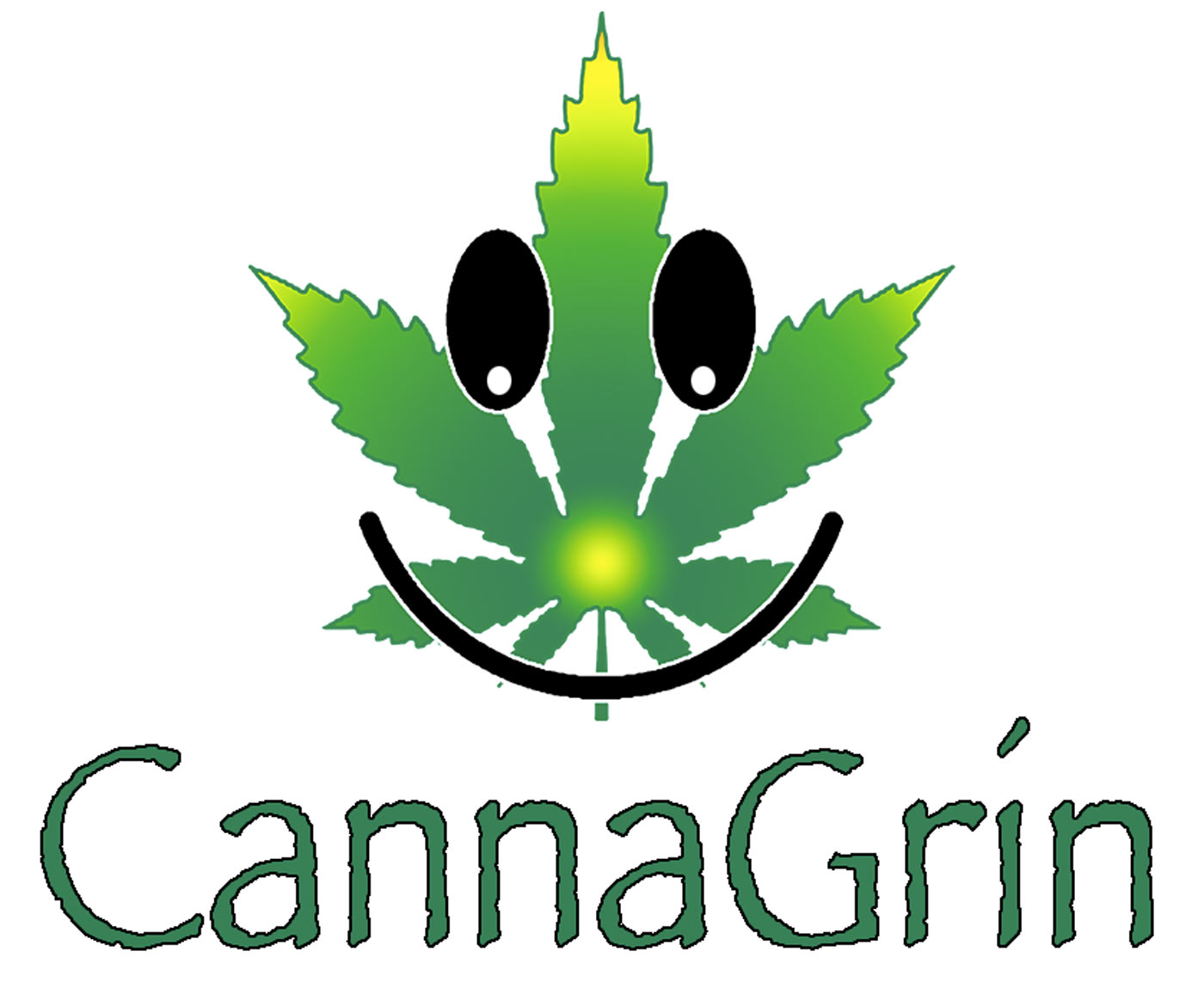 Canna Grin Marijuana Leaf Smile