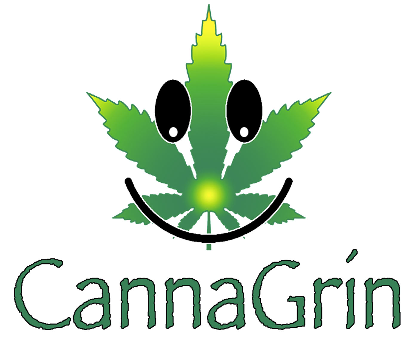 Canna Grin Marijuana Leaf Smile