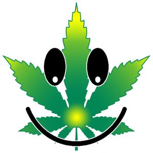 CannaGrin Happy Leaf Logo